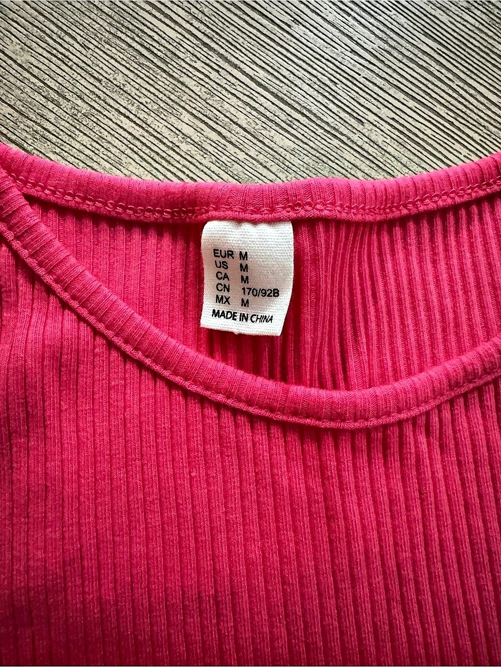 SHEIN Unity Color Block Ribbed Knit Tank Top Pink Medium - Picture 3 of 3
